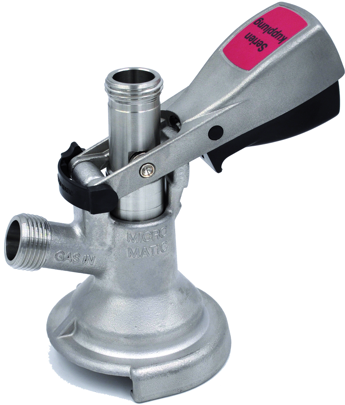 Flach Zapfkopf, Keg Anschluss - Micro-Matic, Reihenschaltung (CNS)