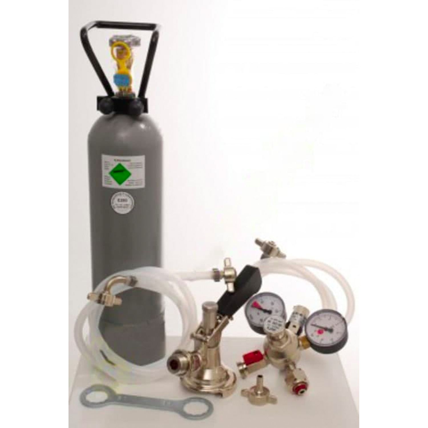 Zubehörpaket für Kontakt 2-leitig mit 2x Kombi Fitting ohne Co2 Flasche